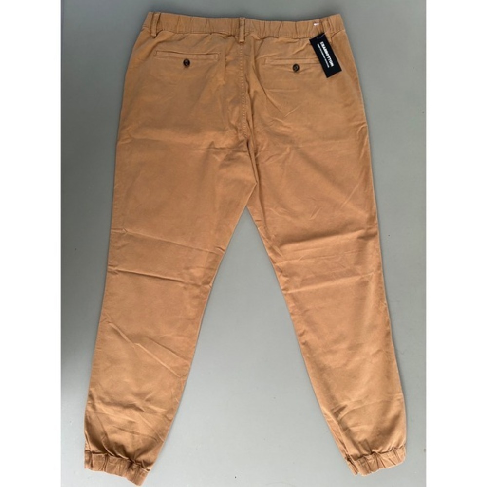 Bearbottom Mens Stretch Jogger Camel Pants XXL 32 Inseam NWT - Picture 2 of 6